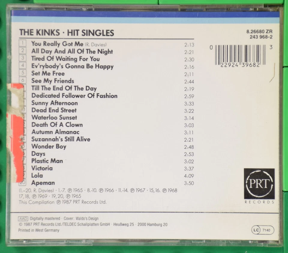 The Kinks - Hit Singles - PRT - CD - Bild 4 von 4