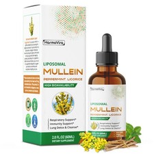 Mullein with Peppermint 60 Capsules - Advanced Respiratory Support Formula