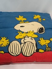 Vintage Town And Country Snoopy Peanuts 18" Throw Pillow Friends