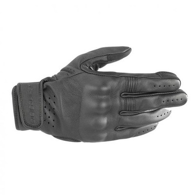 Alpinestars Dyno Leder Onroad Motorradhandschuhe Herren Touchscreen - Schwarz