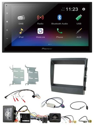 Pioneer USB Bluetooth DAB 2DIN Lenkrad Autoradio für Porsche Panamera MOST-Sound