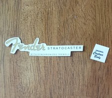 Fender Stratocaster 1950's style waterslide decal. Pre-Cut And Ready to Use