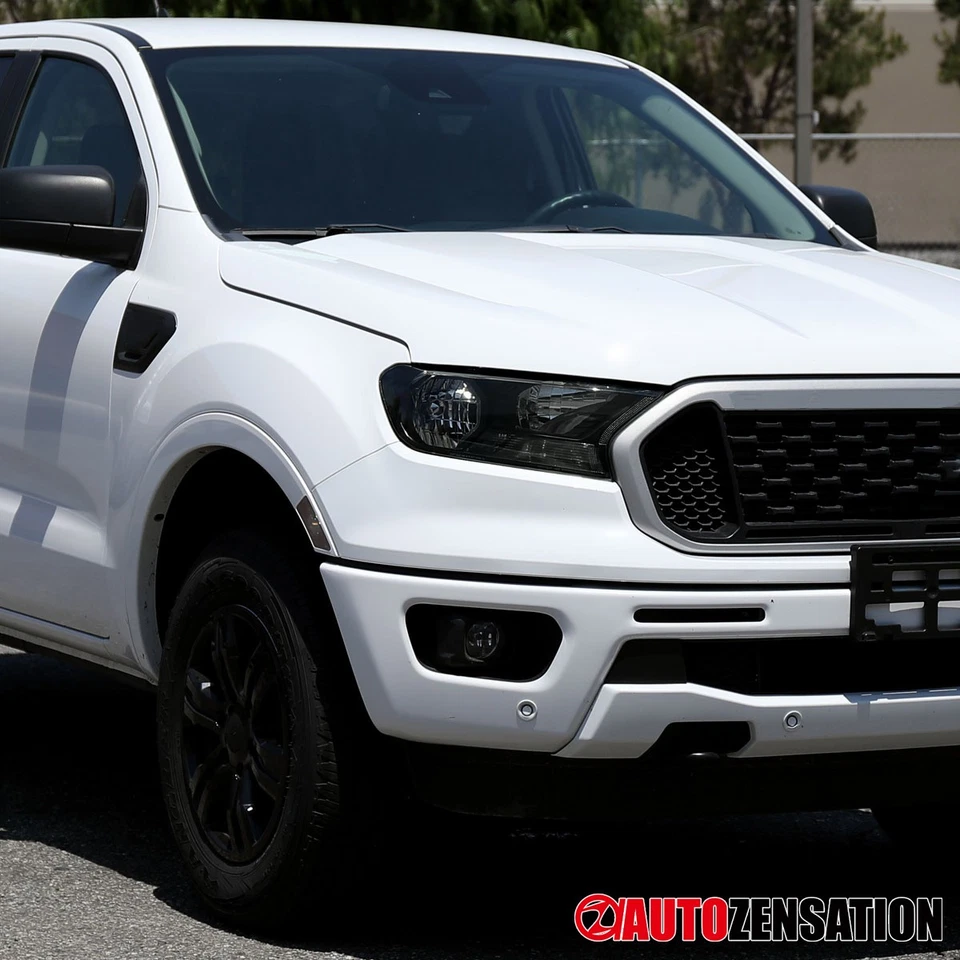 Fits 2019-2023 Ford Ranger Smoke Headlights 19-23 XL XLT Head Lamps Left+Right — 第 2/4 张图片
