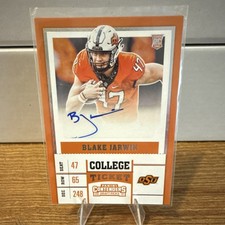 2017 Panini Contenders Draft Picks Rookie Autograph Blake Jarwin #144 OSU