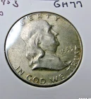 1953 P SILVER FRANKLIN HALF DOLLAR 50 CENTS
