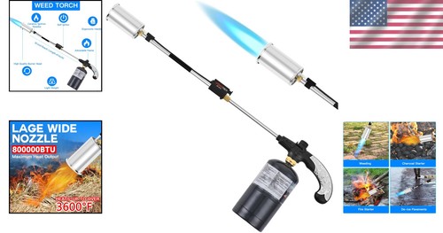800,000 BTU Heavy Duty Propane Torch with Extendable Arm - Picture 2 of 9