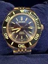ARAGON EVO NH35 44mm Damascus A616DAS Mens Wa...
