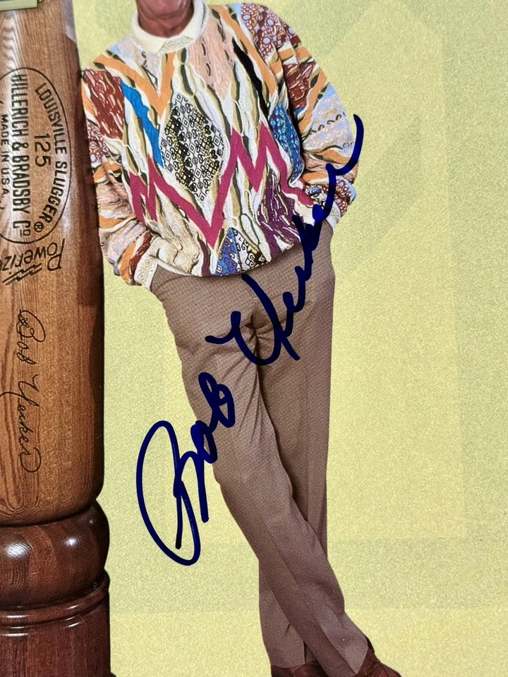 Revista cervecera firmada por Bob Uecker 1995 certificado de autenticidad Beckett Foto 3 de 4