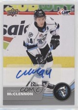 2021-22 Upper Deck CHL Auto Connor McClennon #5 Auto 4ta