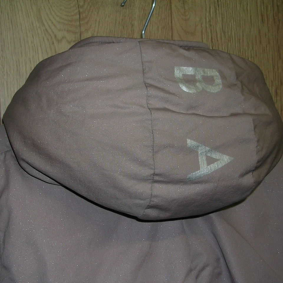 Ted Baker Girls Pink Floral Lined Jacket Hooded Winter Coat Age 5-6 116cm - Image 4 of 4