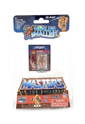 Super Impulse World's Smallest Masters of the Universe He-Man Mini Figure NEW