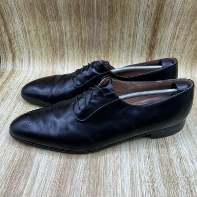 Bally Oxfords Mens 11 Black Leather Medallion Toe Lace Up Dress Shoes Italy Bally | Shoes | Bally Mens Leather Oxford Derby Dress Shoes  main image 3