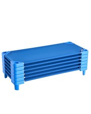 New Stackable Kiddie Cot,Pack of 6, Portable Toddler Nap Cots,Standard Size 52"
