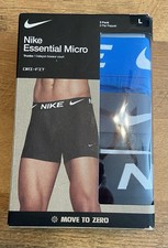NIB Nike Men's Essential Micro Trunks Large 3 Pack