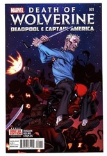 Death of Wolverine: Deadpool & Captain America #1 NM 9.4 2014 McGuinness Cover