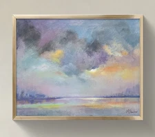 Original Impressionist Painting on 11 in x14 in Canvas - Signed by the Artist