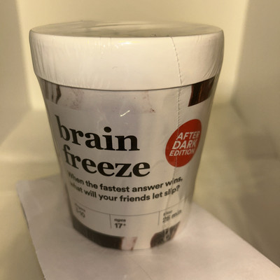 Brain Freeze Card Game After DARK edition 3-10 players  17+ 120 cards NEW sealed