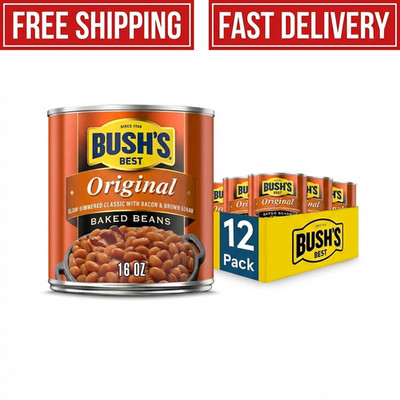 Bush's Best 16 oz Original Baked Beans (Pack of 12)