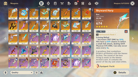 Genshin Impact AR 60 America - Lauma - Mavuika - Furina - Varessa - Arlecchino