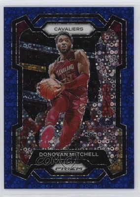 2023-24 Panini Prizm Fast Break Blue Prizm 100/150 Donovan Mitchell #43 0q77