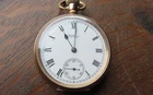 Antique Waltham Pocket Watch Union W.M. Club Barnoldswick England read condition