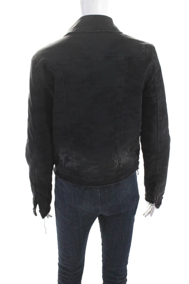 Generation Love Womens Collared Long Sleeves Button Up Camouflage Jacket Size XS - Image 3 of 4