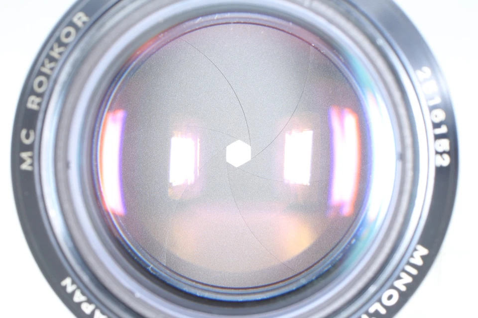 [MINT] w/hood Minolta MC Rokkor 85mm f1.7 Portrait Prime Manual Lens From JAPAN - Image 4 of 4