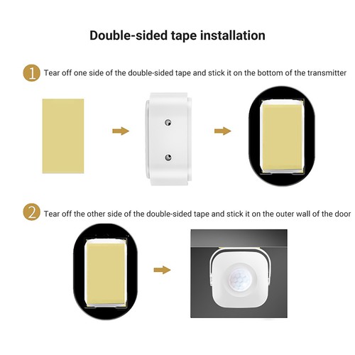 Wireless Door Bell Chime Waterproof Doorbell Plugin Receiver 5M Long Range NEW - Picture 11 of 22
