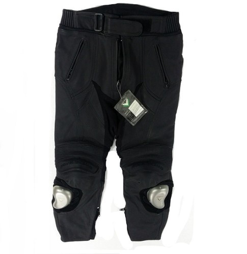 PANTALONE FRANK THOMAS STRIKE DI PELLE CON SAPONETTE NERO TAGLIA 58 | eBay