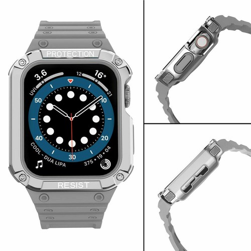 Rugged Protective Case Wrist Strap Band For Apple Watch Series 7/6/5/4/3/2/1/SE - Picture 57 of 67