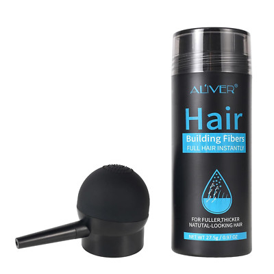 Hair Fibers for Thinning Hair for Women & Men, Extra Spray Applicator, Black, 27