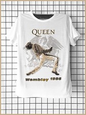 Tee-shirt Freddie Mercury The Queen Logo Pop Musique Rock Collection CD Concerts