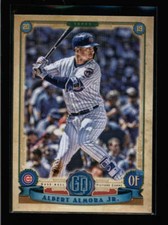 ALBERT ALMORA JR 2019 TOPPS GYPSY QUEEN #91 BAZOOKA BUBBLE GUM BACK SSP AX647