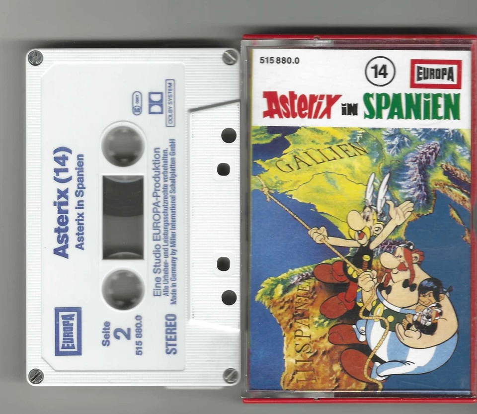 MC Kassette Asterix in Spanien ,   Folge 14  EUROPA 80er  Jahre  rar - Bild 1 von 1