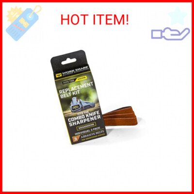 Official Work Sharp Combo Knife Sharpener Replacement Belt Kit