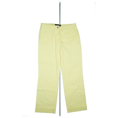 Gerry Weber Ladies 3/4 Trousers Summer Jeans Stretch Capri Bermuda Slip 36 Gelb