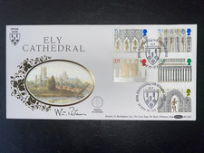 1989 CHRISTMAS BENHAM BLCS47 SIGNED FDC & 800th ANNIV'Y ELY CATHEDRAL SHS CV �25