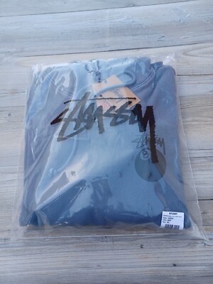 Stussy 8 Ball Pig Dyed Pullover Hood XXL Unopened Navy #0342