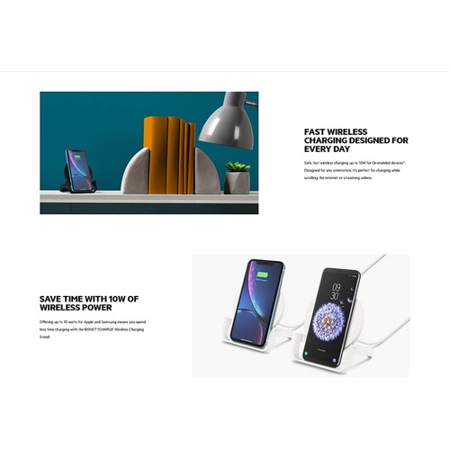 Belkin Boost Wireless Qi Fast Charger with AC Adapter Included (Bulk Packaging) - Picture 43 of 66