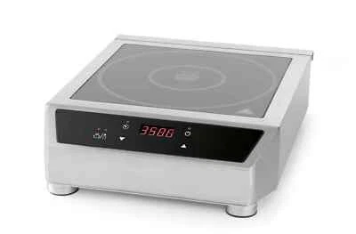 HENDI Cocina de inducción de acero inoxidable placa de inducción placa de cocina digital 3500W 230V NUEVO