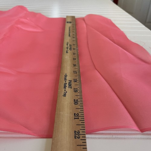 SILK, SALMON FABRIC 5 Yards x 22 Inches Wide or 180 Inches x 22 Wide - Picture 12 of 14