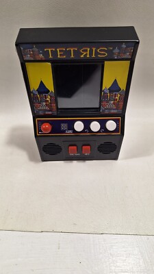 TETRIS Mini Arcade Game Classic Arcade Electronic Video Handheld Game WORKS