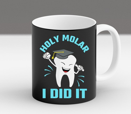 Dentist Hygienist Dental Graduation - Holy Molar I Did It T-Shirt