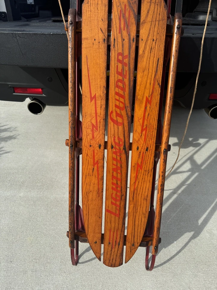 Lightning Guider #125 Snow Sled Excellent Condition - Image 2 of 4