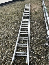 Double aluminium ladder extremely rigid 