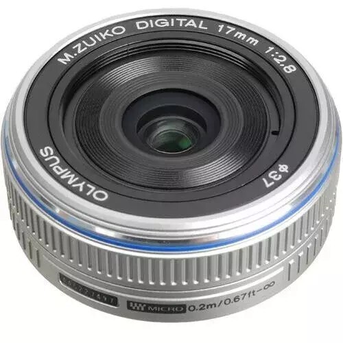 M.ZUIKO 17mm f/2.8 Wide Angle Pancake Lens for Olympus Panasonic