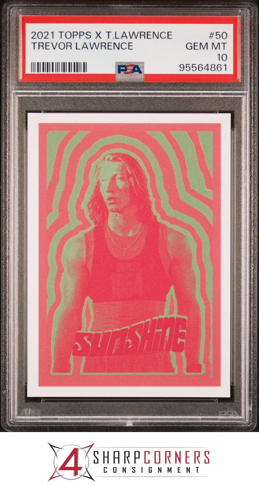 Trevor Lawrence Topps X Trevor Lawrence #50 Base