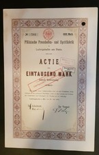 Pfälzische Presshefen- und Spritfabrik Ludwigshafen 20.07.1894