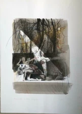 Signed serigraphy in the lower right corner (Falcon).Measures 27.7 x 19.8 inches