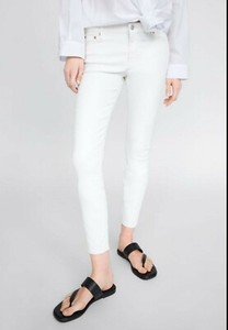 zara coated jeans